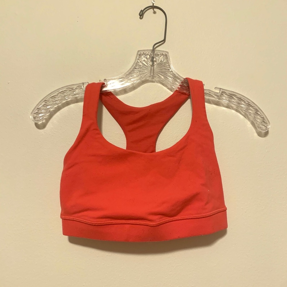 Lululemon Coral Racerback Sports Bra